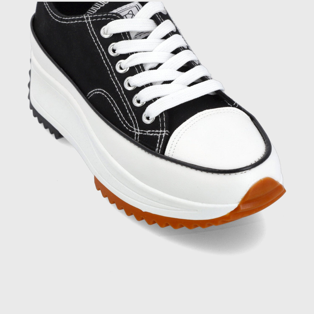 Zapatilla Plataforma Negra Mujer 25970