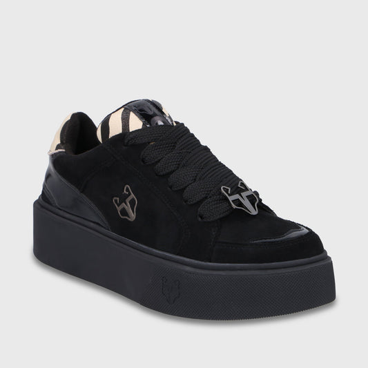 Zapatilla Negra Mujer 43046