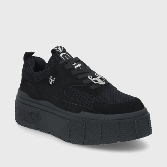 Zapatilla Negra Mujer 43052