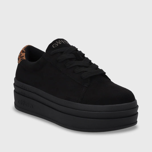 Zapatilla Plataforma Negro Mujer 53751