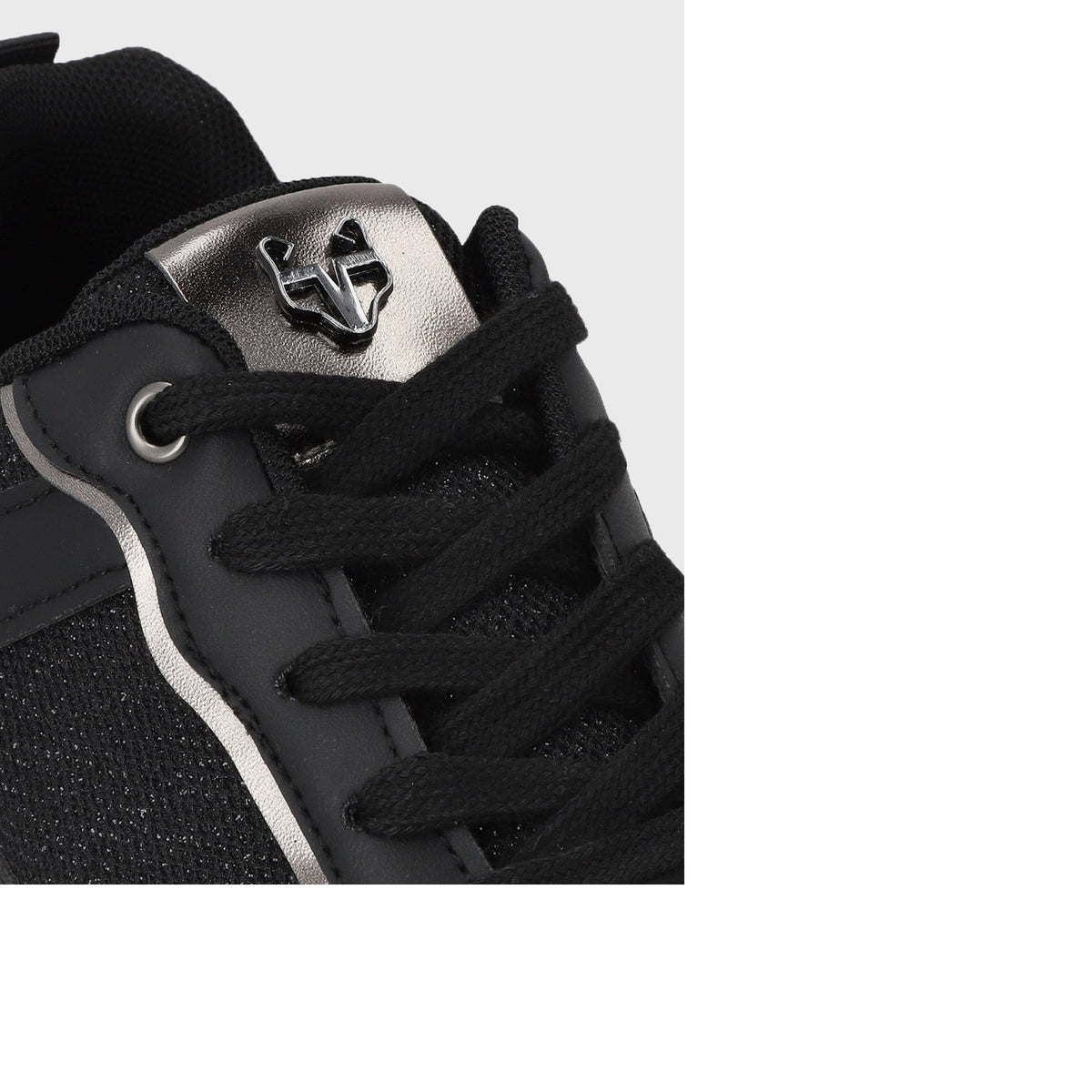 Zapatilla Plataforma Negra Mujer 58060