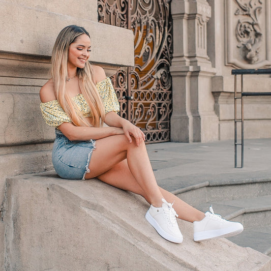 Zapatilla Blanca Mujer C5907