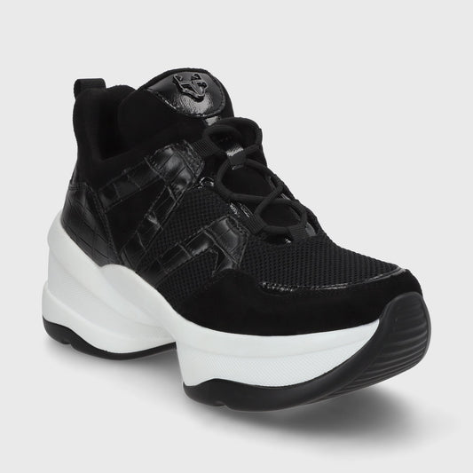 Zapatilla Negra Mujer C7293