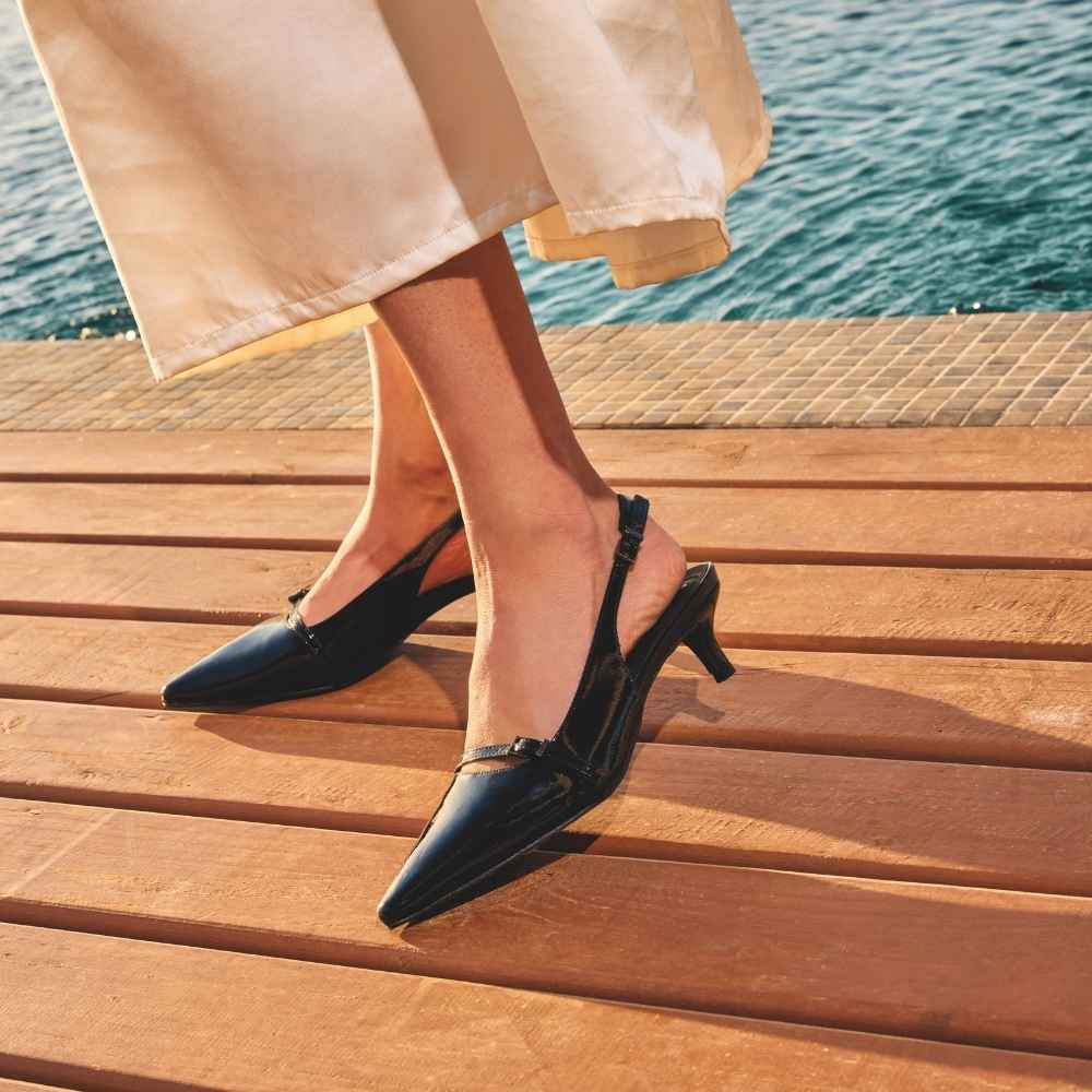 Zapato Taco Negro Mujer 64800 - Gotta Chile