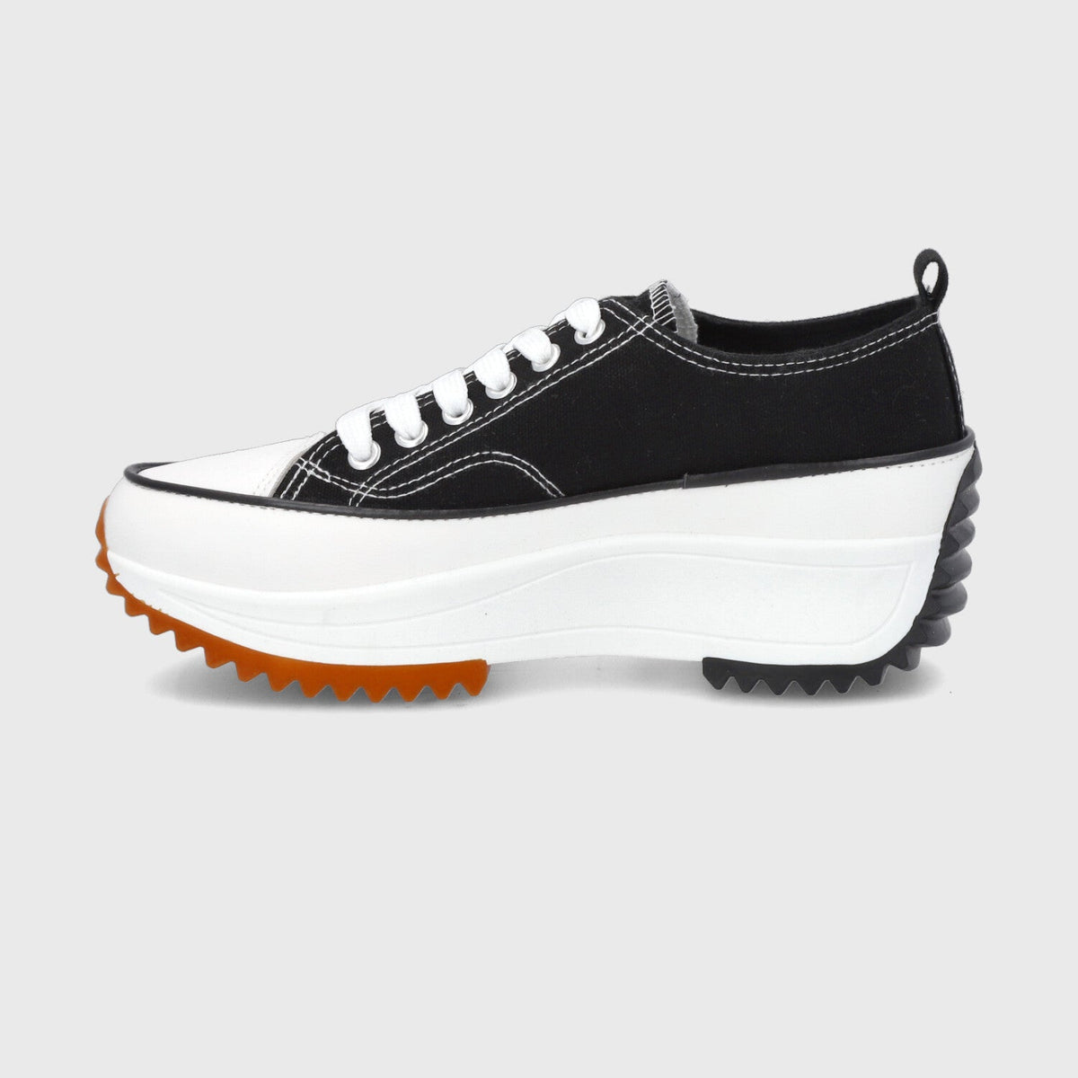 Zapatilla Plataforma Negra Mujer 25970