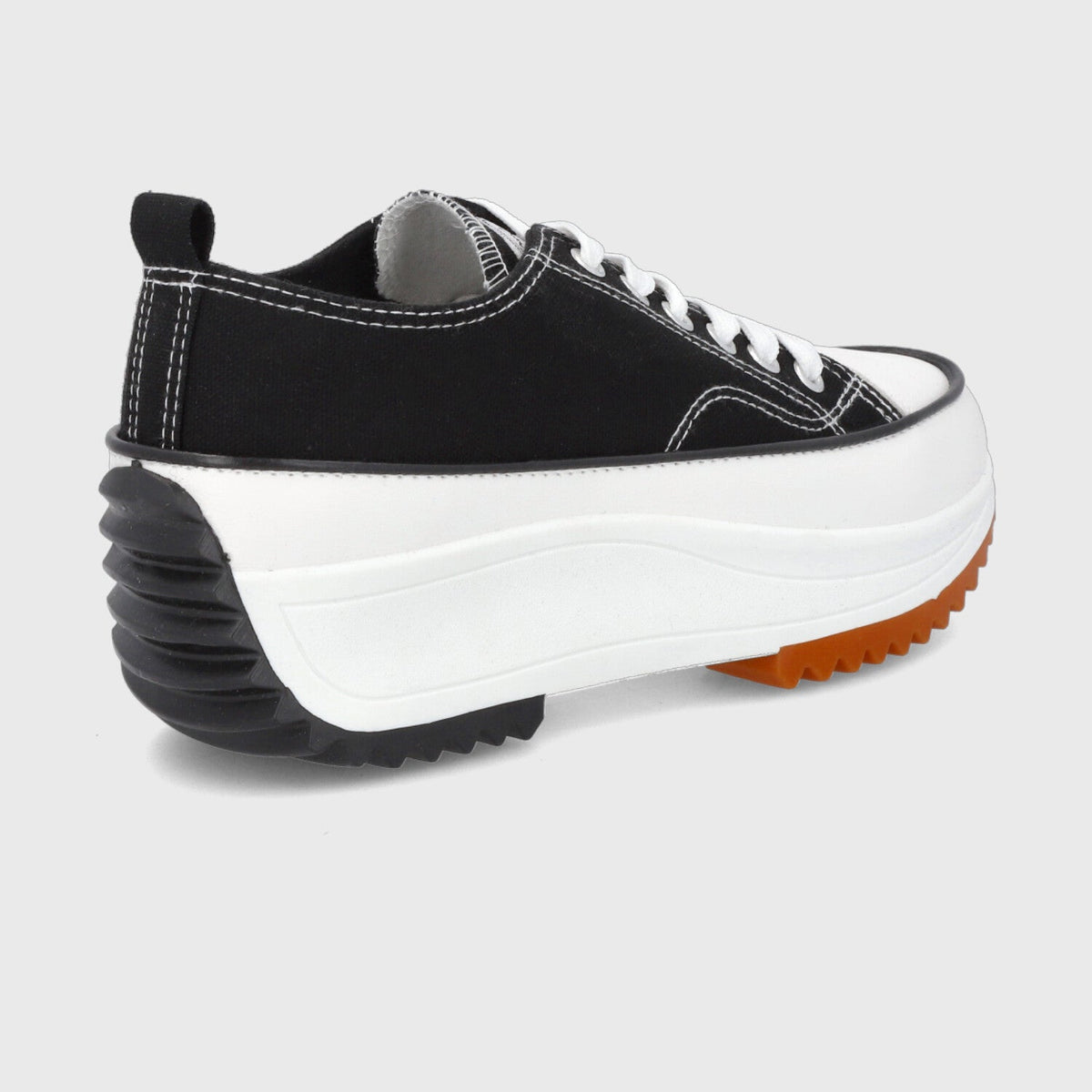 Zapatilla Plataforma Negra Mujer 25970