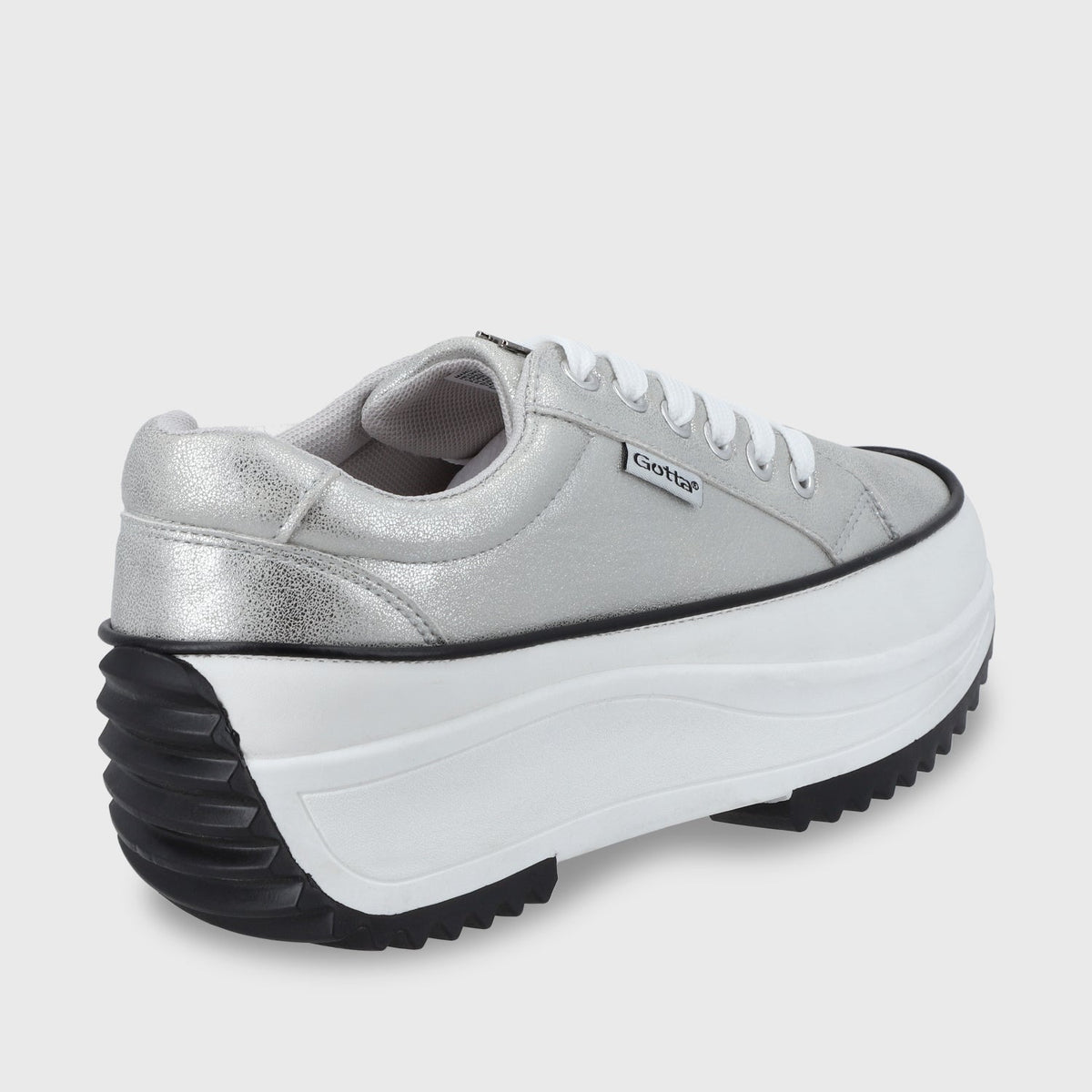 Zapatilla Plateada Mujer 25970