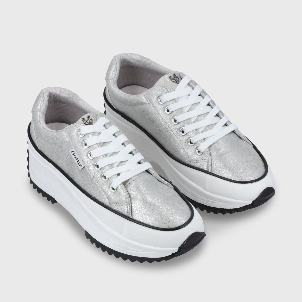 Zapatilla Plateada Mujer 25970