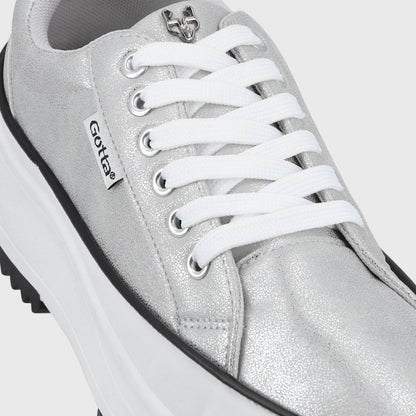 Zapatilla Plateada Mujer 25970