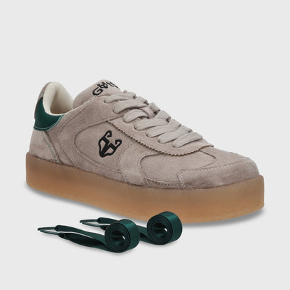 Zapatilla Plano Gris Mujer 53741