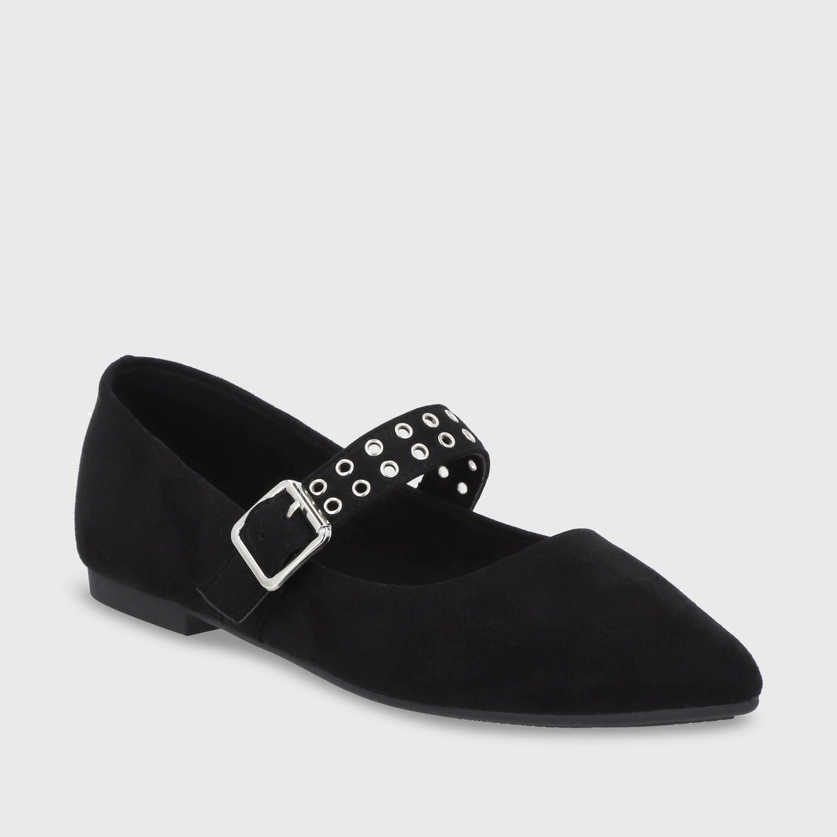 Ballerina Plana Negro Mujer 54011