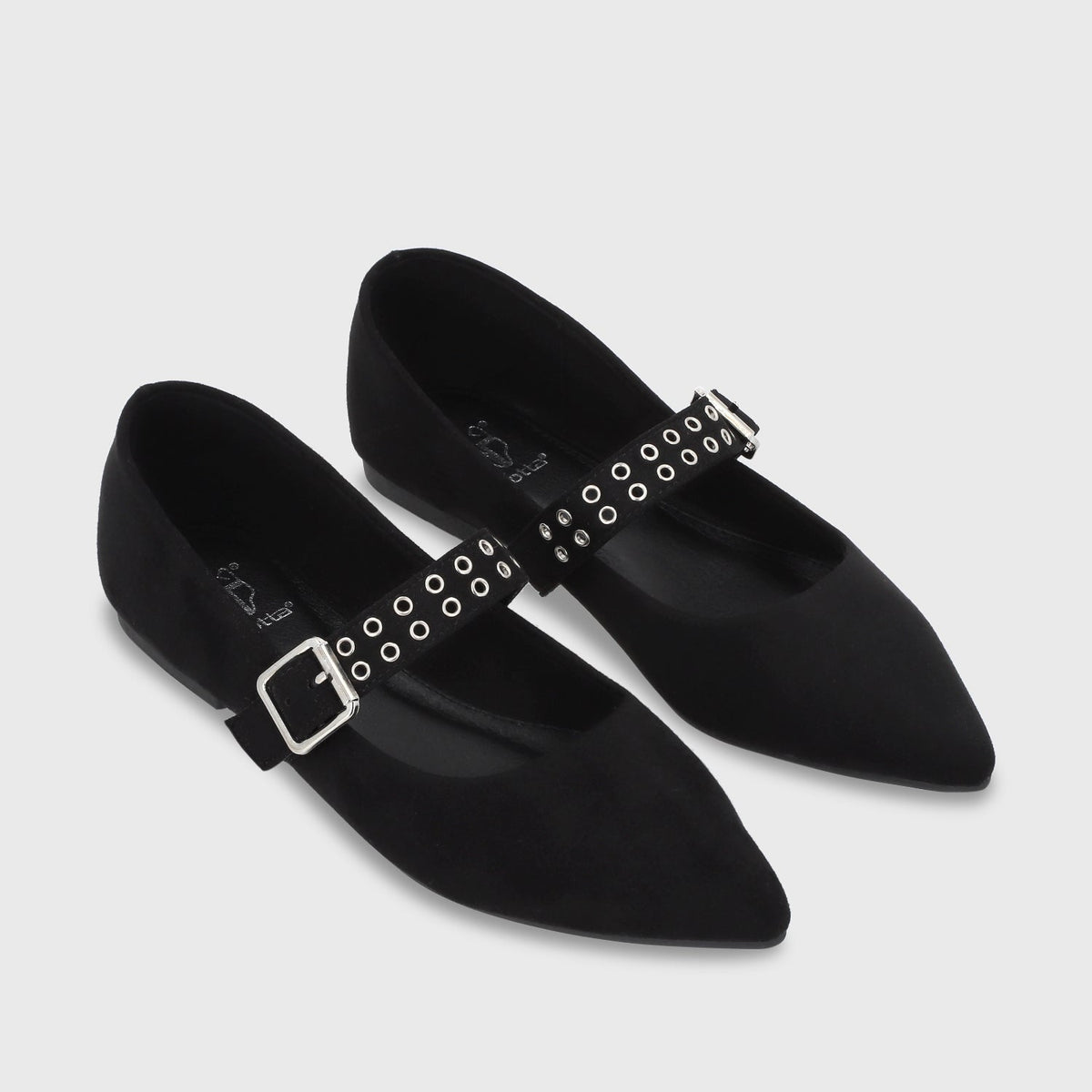 Ballerina Plana Negro Mujer 54011