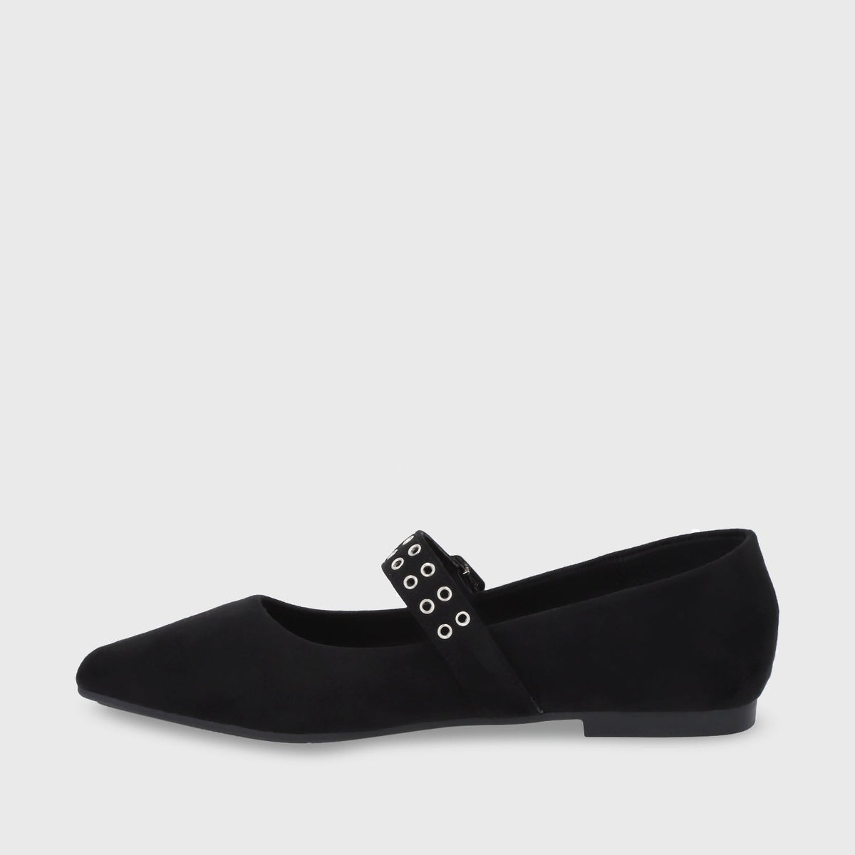 Ballerina Plana Negro Mujer 54011