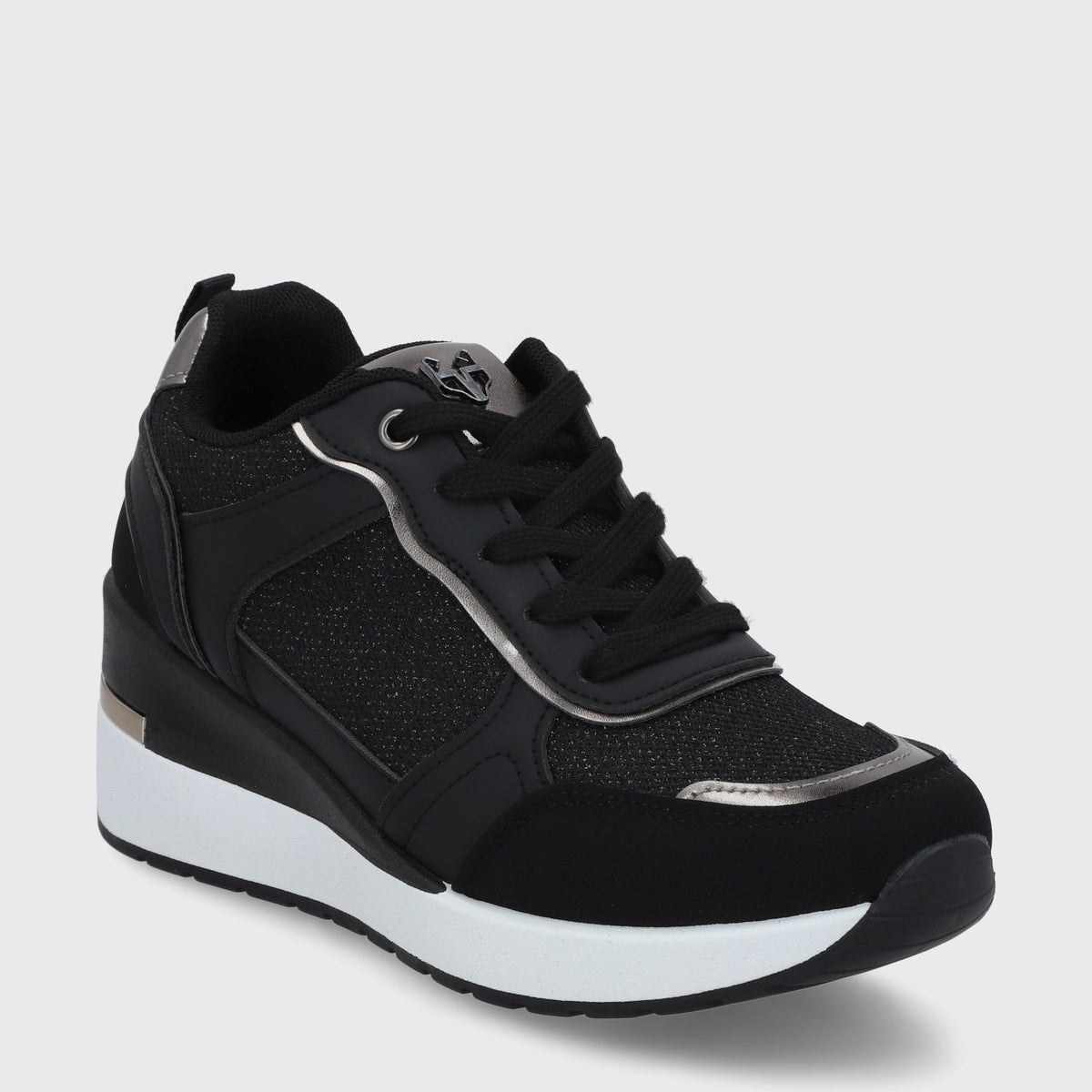 Zapatilla Plataforma Negra  Mujer 58060