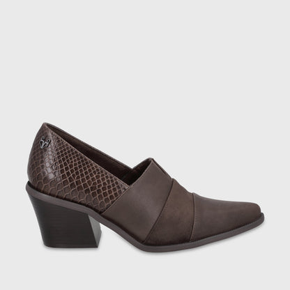 Zapato Taco Café Mujer 3376502 - Gotta Chile