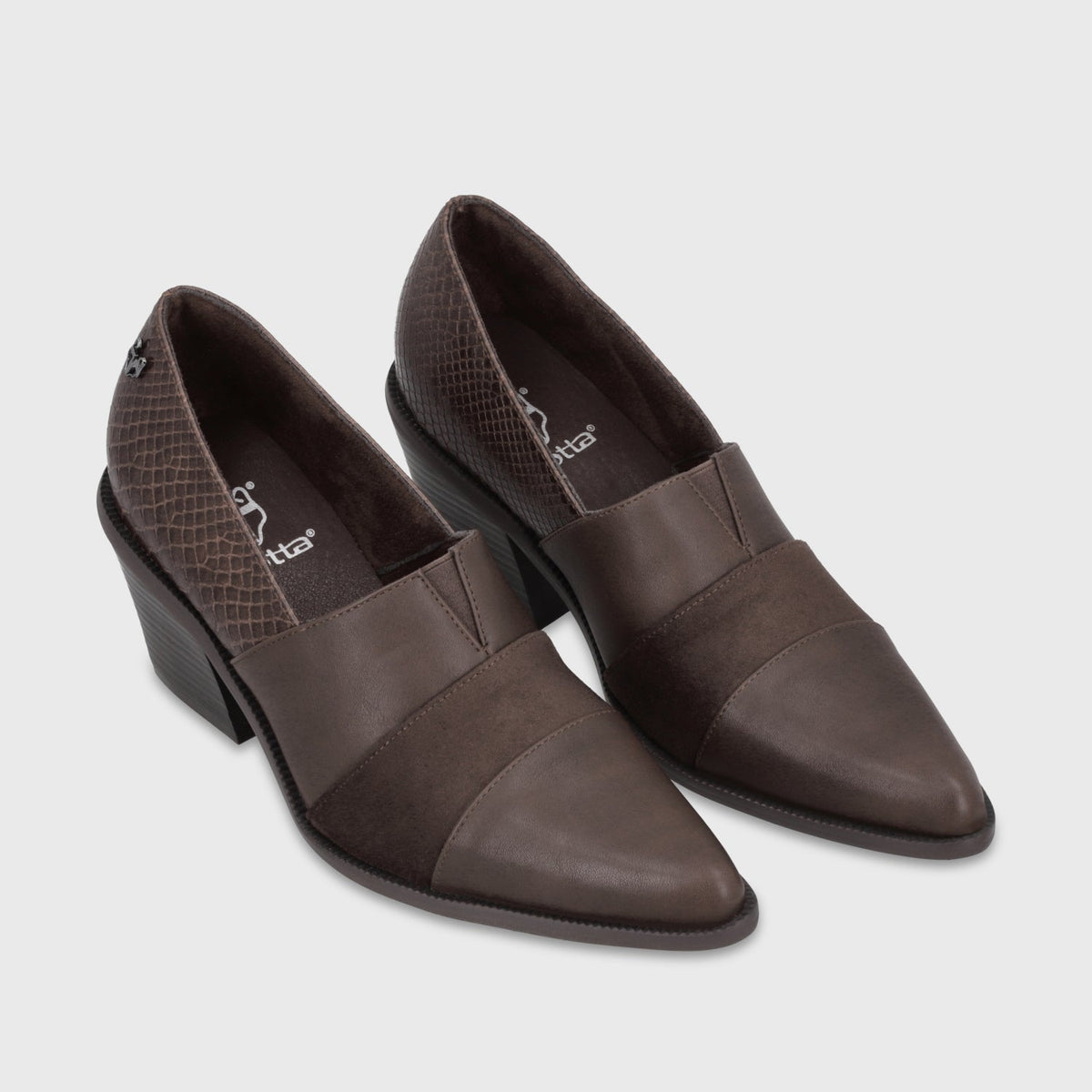 Zapato Taco Café Mujer 3376502 - Gotta Chile